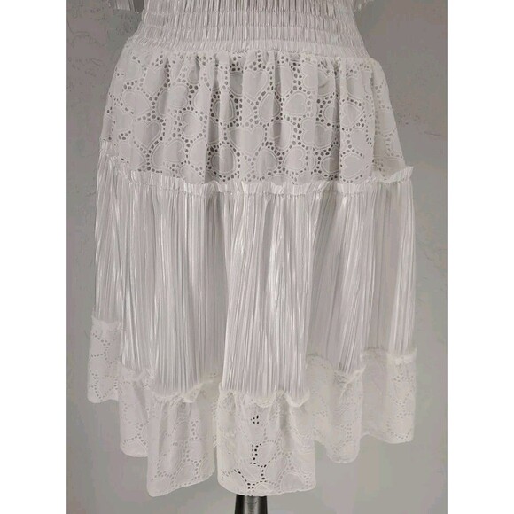 Fairy Angel Soft Girl Babydoll Dress Cinched Milkmaid | House of Wallace Med NWT - Picture 3 of 9
